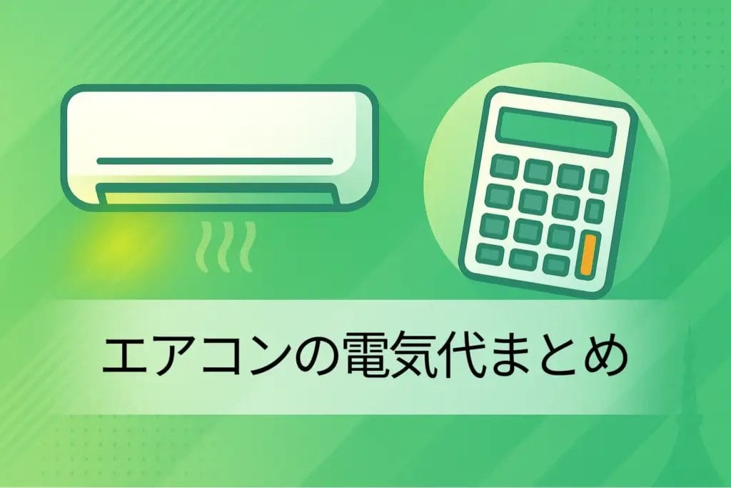 エアコンの電気代まとめ