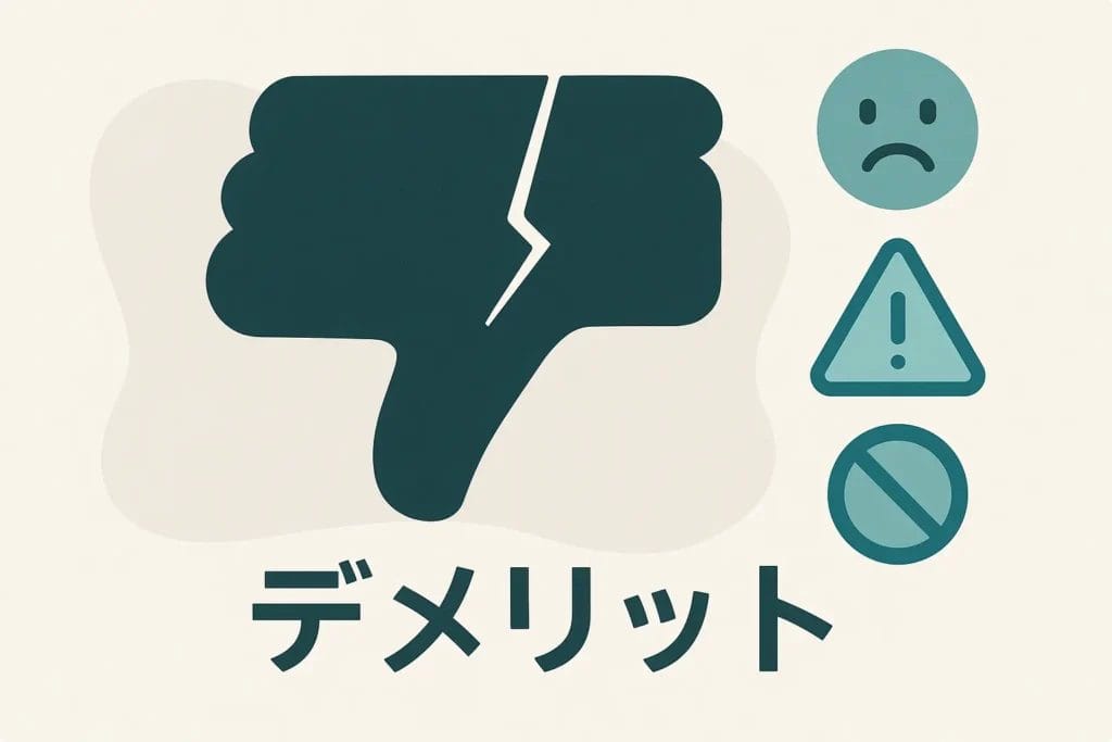 購入前に要確認！後悔しないための4つのデメリットと対策